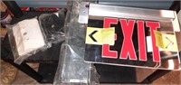 EXIT SIGN HARDWIRE LED NEW W/O BOX