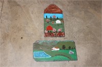 Painted Slate Pieces