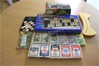 Rummy-O Tile Game & Playing Cards & Shuffler