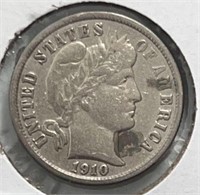 1910 Barber Dime XF