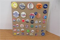 Lot of Political Pins, Nixon All 72& more