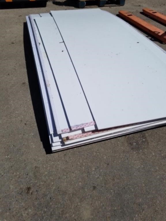 Stack of plastic boards or sheets 19 sheets some