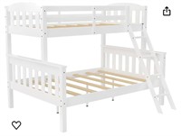 DHP Airlie Twin-Over-Full Bunk Bed with Ladder,