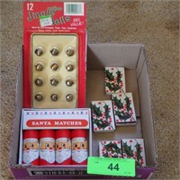 VINTAGE CHRISTMAS MATCHES, JINGLE BELLS