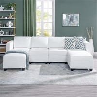 Modular 6 Seater U/L Shaped Sectional Sofa