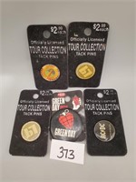 New Tour Collection Tack pins / 1 Greenday Pin, 2