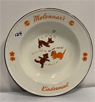 Porcelain Bowl- Molenaar's Kindermeel (8 1/2"W)