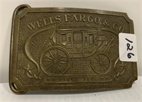Wells Fargo & Co. Belt Buckle(3 3/4" long)