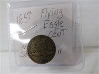 1857 Flying Eagle Cent - Nice Shape