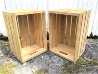 Wooden Crates 2 in Lot