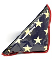 American Flag in Plastic Bag