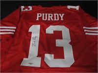 Brock Purdy signed football jersey COA