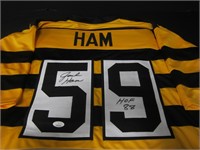 Jack Ham signed football jersey JSA COA