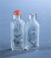 Chinese double snuff bottles.