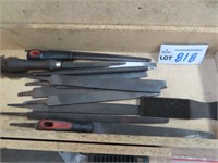 Assorted Engineers Files-250mm Blade Length &Brush