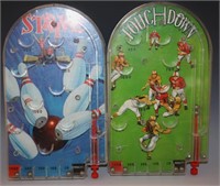 2 PINBALL TOUCHDOWN FOOTBALL AND STRIKE BOWLING