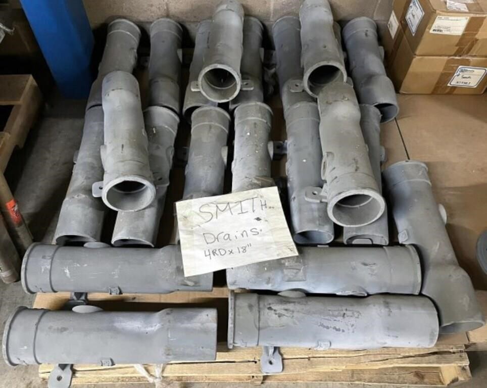 Lot of Smith 4RDX18" Drains