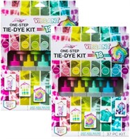 2pk Vibrant One-Step Tie-Dye Kit
