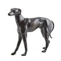 Contemporary greyhound bronze