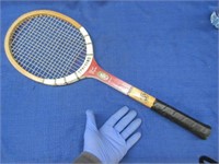 vintage spalding tennis raquet "panch gonzales"