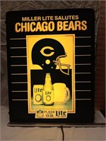 Miller Light Chicago Bears Lighted Sign