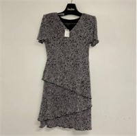 New Connected Apparel Print Dress Sz 6