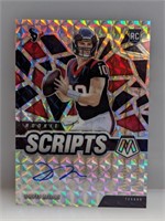 2021 NFL Mosaic Davis Mills Rookie Scripts Auto