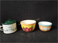 Small Ceramic Planters & Mini Crock Pot