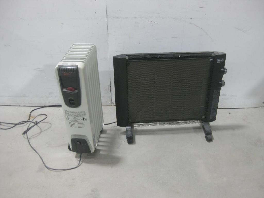 Two Delonghi Heaters Powers On See Info