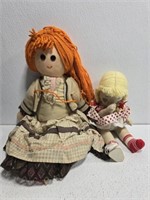 Lot of 2 vintage dolls