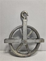 Heavy aluminum pulley wheel