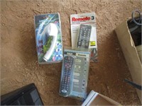 UNIVERSAL REMOTES AND NEW SHOWER HEAD