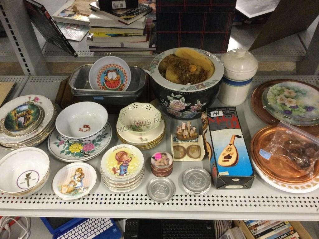 Decorative pots, collectible plates and more.