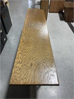 Long wood table