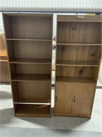 Wood cabinets