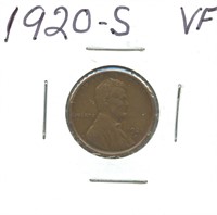 1920-S Lincoln Wheat Cent