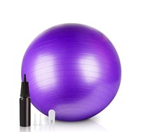 Exercise Ball, Anti-Burst Yoga Ball with Air Pump