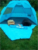 Small Tent, Coleman Sleeping Bag & Backpack
