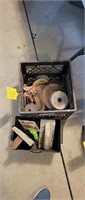 Crate of Assorted Masonary & Grinding Wheels