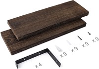 Mkono Rustic Wood Floating Shelves 23.6 inches
