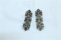 Pair of Decorative Gemstone Earrings