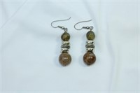 Pair of Wire Hook Earrings