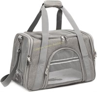 Pet Carrier, Airline Approved (Large, Grey)