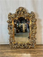 Large Ornate Gilt Framed Mirror