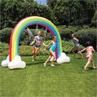 "As Is" Play Day Rainbow Arch Sprinkler, Yellow,