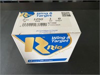Rio - Wing & Target - 25 Round Box - 12GA 1oz 8 Sh