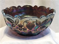 Cambridge "Strawberry" Amethyst Glass Bowl