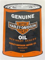 Harley-Davidson Porcelain Genuine Oil Sign