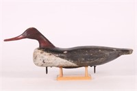 Early Merganser Duck Decoy by Unknown East Coast