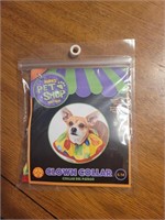 Rubies Pet Shop, Clown Collar S/M New